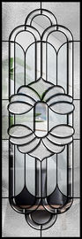 Refracted Light Translucent Stained Glass Window Panels Temperature Control Energy Efficiency