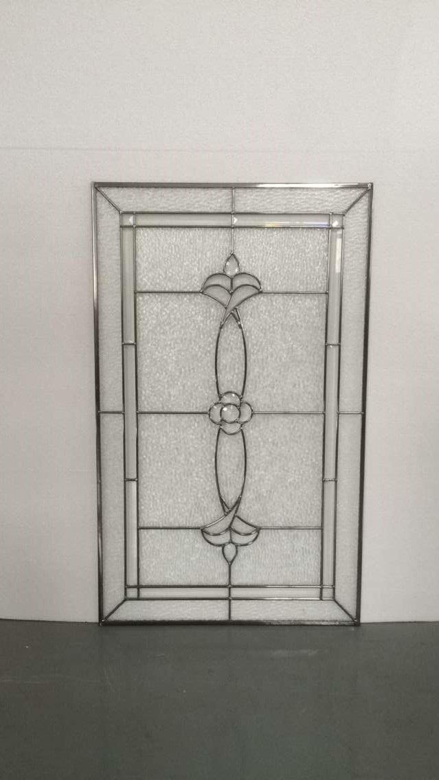 Custom Design Decorative Glass Window Panes Thermal / Sound Insulation