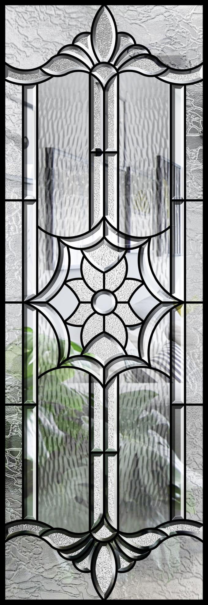 stained glass door panels