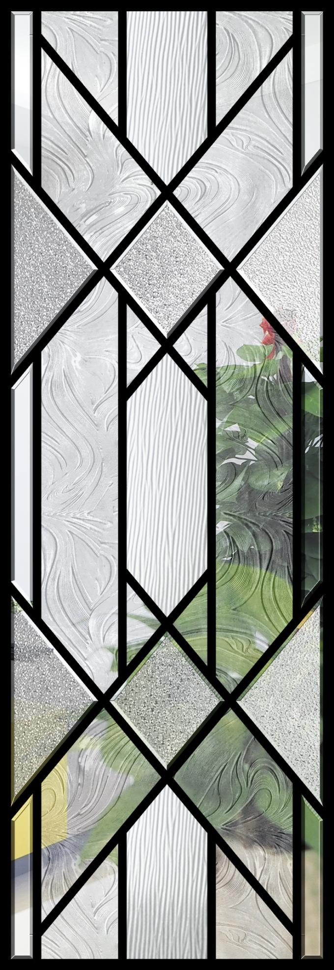 Ambient Light Building Decorative Glass Sheets Antique Brass Daylight