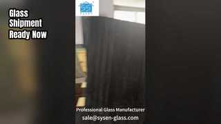 The glass factory warehouse is preparing for shipment