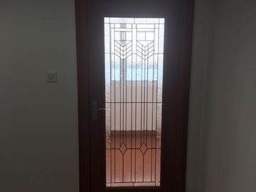 Inteiror Door Architectural Decorative Glass , Clean Bevelled Glass Door Panels