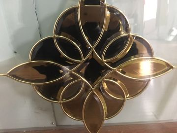 colorful window glass  20"*20  Oxygenation resistance, brass, Modern style, unique Heat resistant
