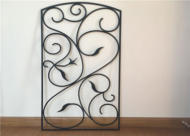 22"*36" Wrought Iron Glass Hollow Structure Stained / Polished Surface Finish