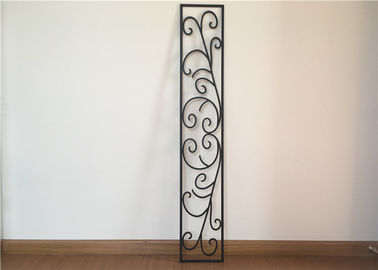 Custom Wrought Iron Entry Doors Thickness 30 Mm S509 Type Iron Mosaic Glass