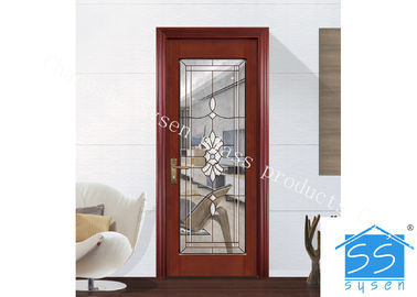Single Round Head Decorative Panel Glass For Entry Door Low E 3.2m Tempered