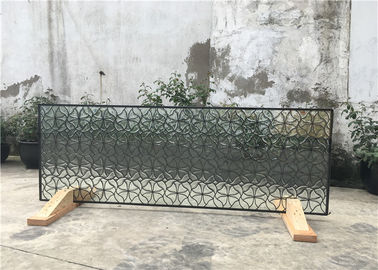 Hollow Decorative Window Glass Panels 08"*36" Brass Clean 16-30 Mm Thickness
