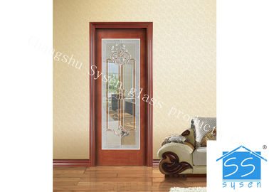 Bevel Clear Sliding French Patio Doors , Safety French Glass Sliding Patio Doors