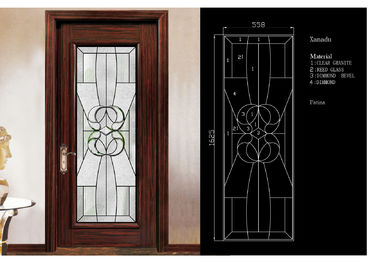 Traditional Door Decorative Panel Glass 3mm-19mm Clear Tinted & Reflective Glass