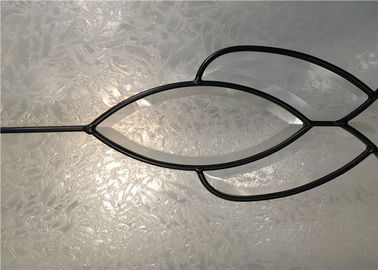 Inteiror Door Architectural Decorative Glass , Clean Bevelled Glass Door Panels