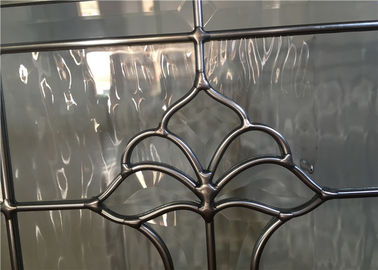Theft Proof Bevel Translucent Stained Glass Window Panels 10 Years Warranty
