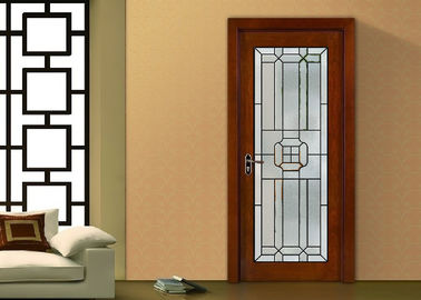 Fireproof Bevel Clear Sliding French Patio Doors , Safety French Glass Sliding Patio Doors
