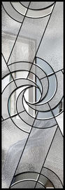 Double Pane Hollow Stained Glass Panels Air / Argon Insulating Thickness 16-30mm