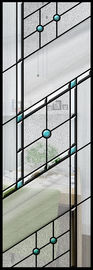 Energy Saving Decorative Art Glass Panels Embroidered Glass / Inlay Glass Sheets