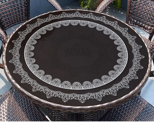 Round Glass Coffee Table with Metal Base Stylish and Practical Furniture
