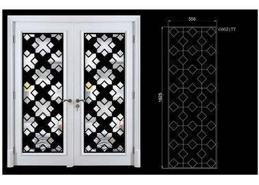 Classic Modern Matte Black Oval Shaped Iron Door Glass 40 In X 96 In