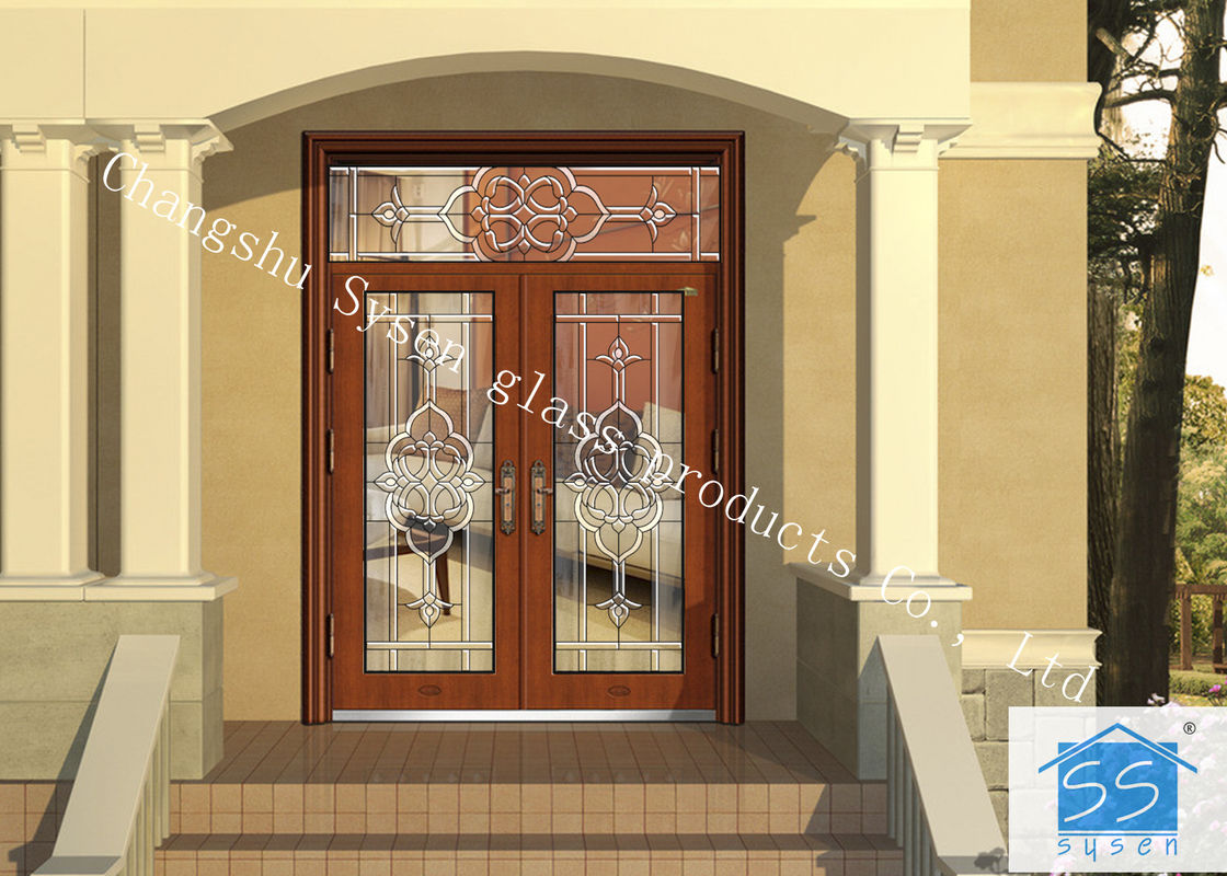 Door Decorative Panel Glass 033 Type 8-25mm Thickness Sound Insulation