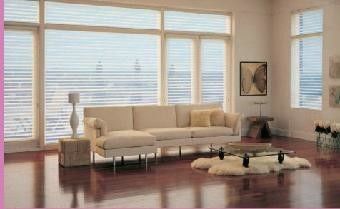 Windows Blinds Inside Glass Horizontal  Pattern Sound / Heat Insulation