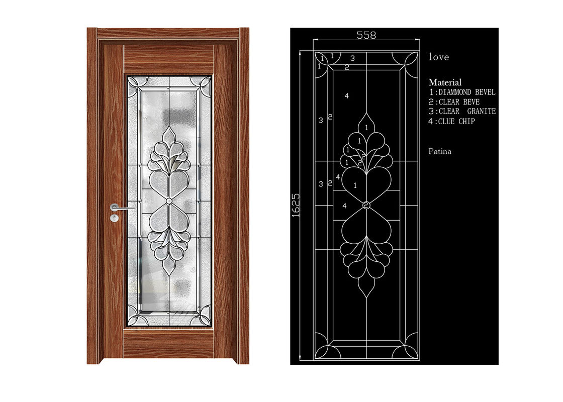 New Design Decorative Architectural Tempered Glass , Energy Saving Decorative Glass Sheets