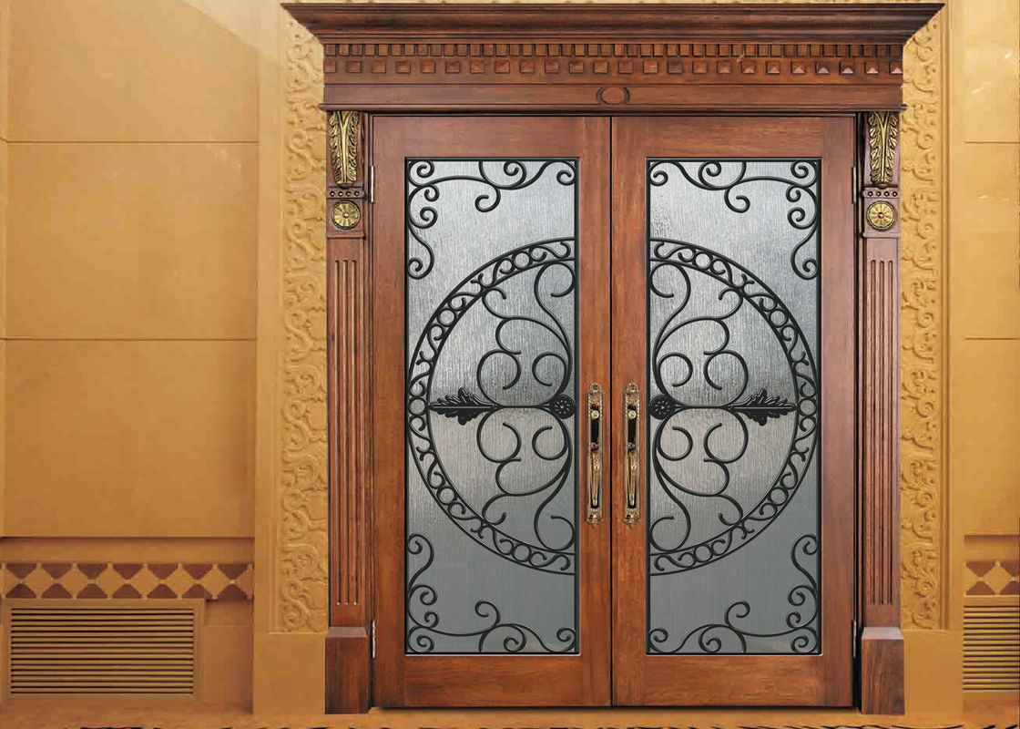 Glass Lowes Wrought Iron Entry Doors And Glass Agon Filled 22 64