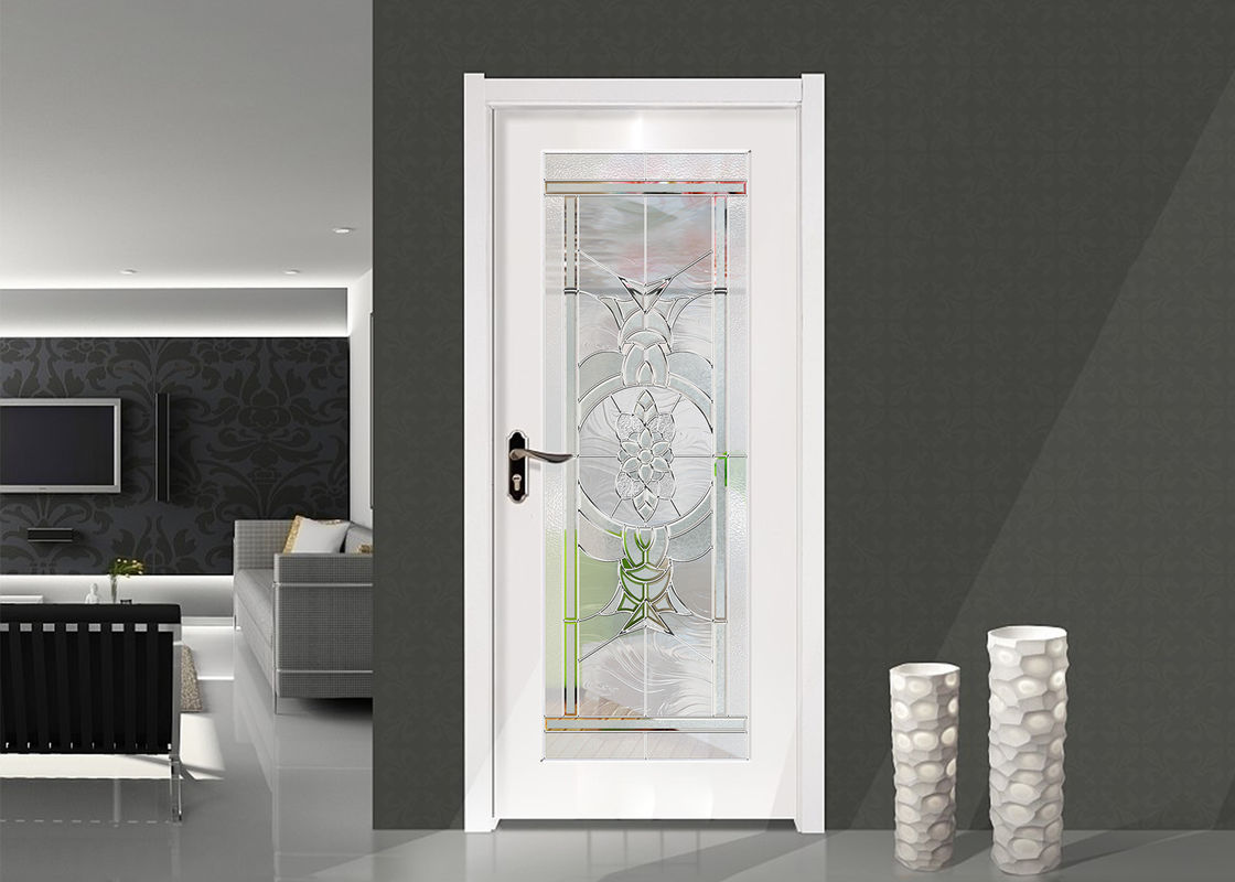 Colorful Float Translucent Glass Panels , Decorative Door Glass 3-8 Mm Thickness