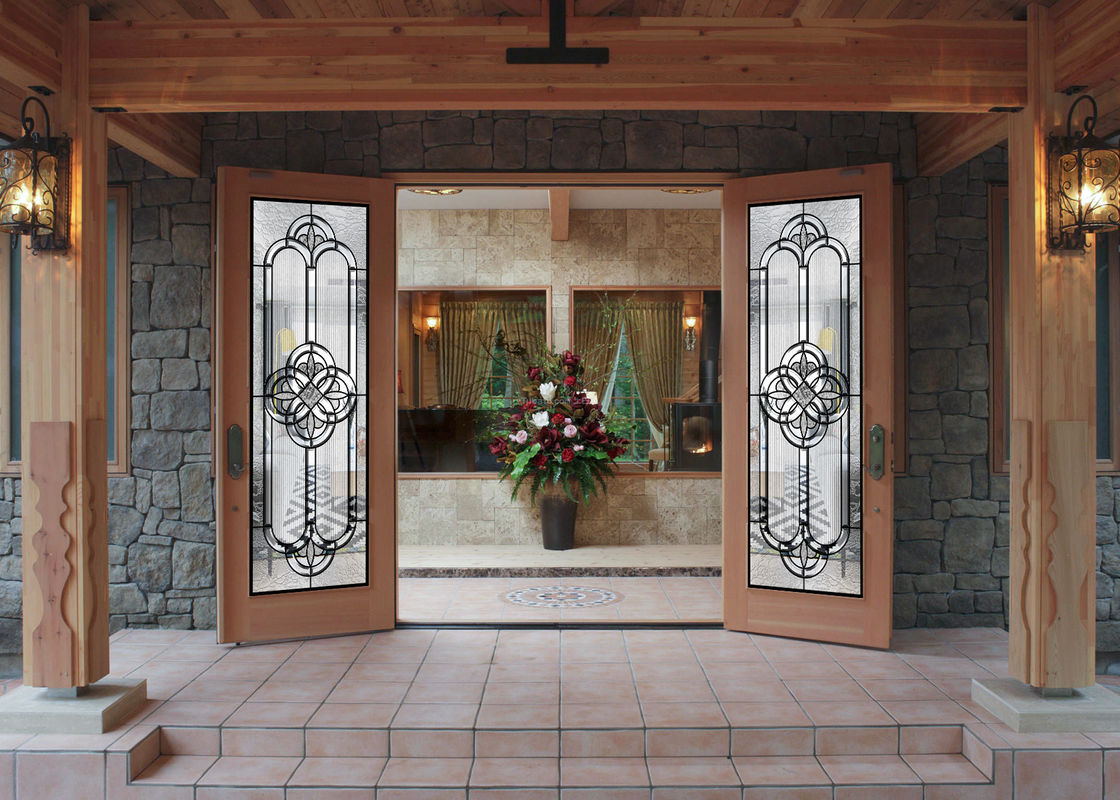 Pearly L Art Glass Panels Thermal Sound Insulation Handcrafted Vogue Timeless Design